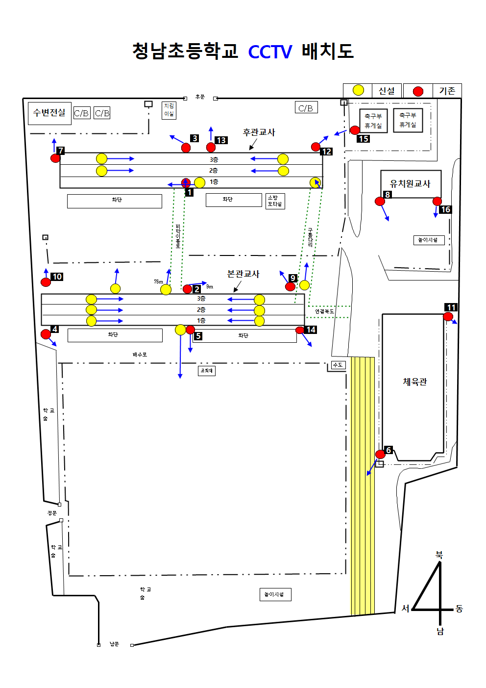CCTV 배치도