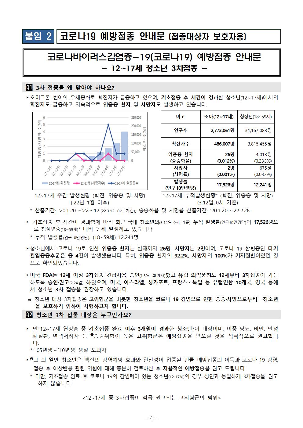 청소년(12~17세)코로나19 3차 예방접종 시행 안내_충주대림초004