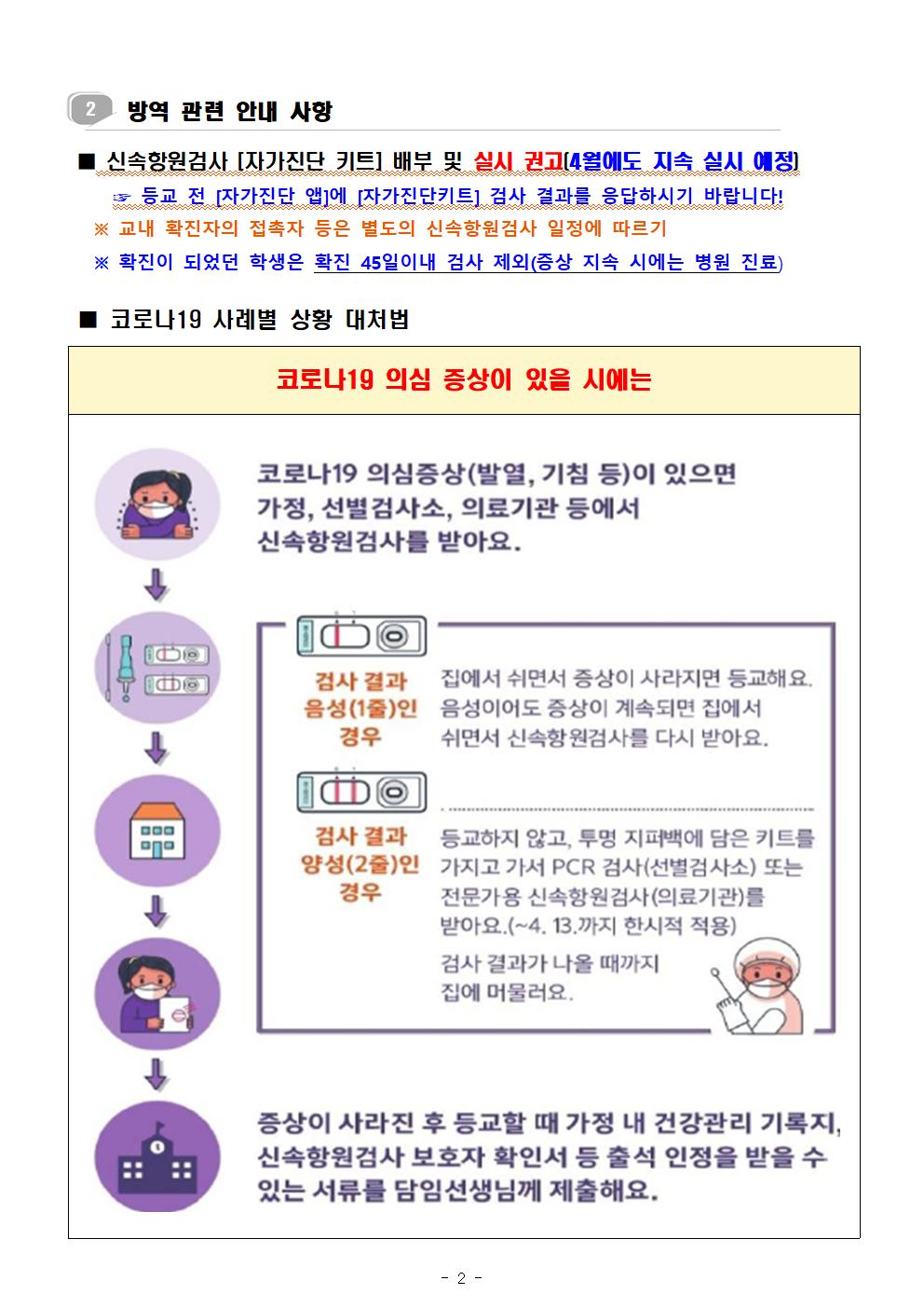 건강상태 자가진단 변경사항 및 코로나19 예방관리 안내_충주대림초002