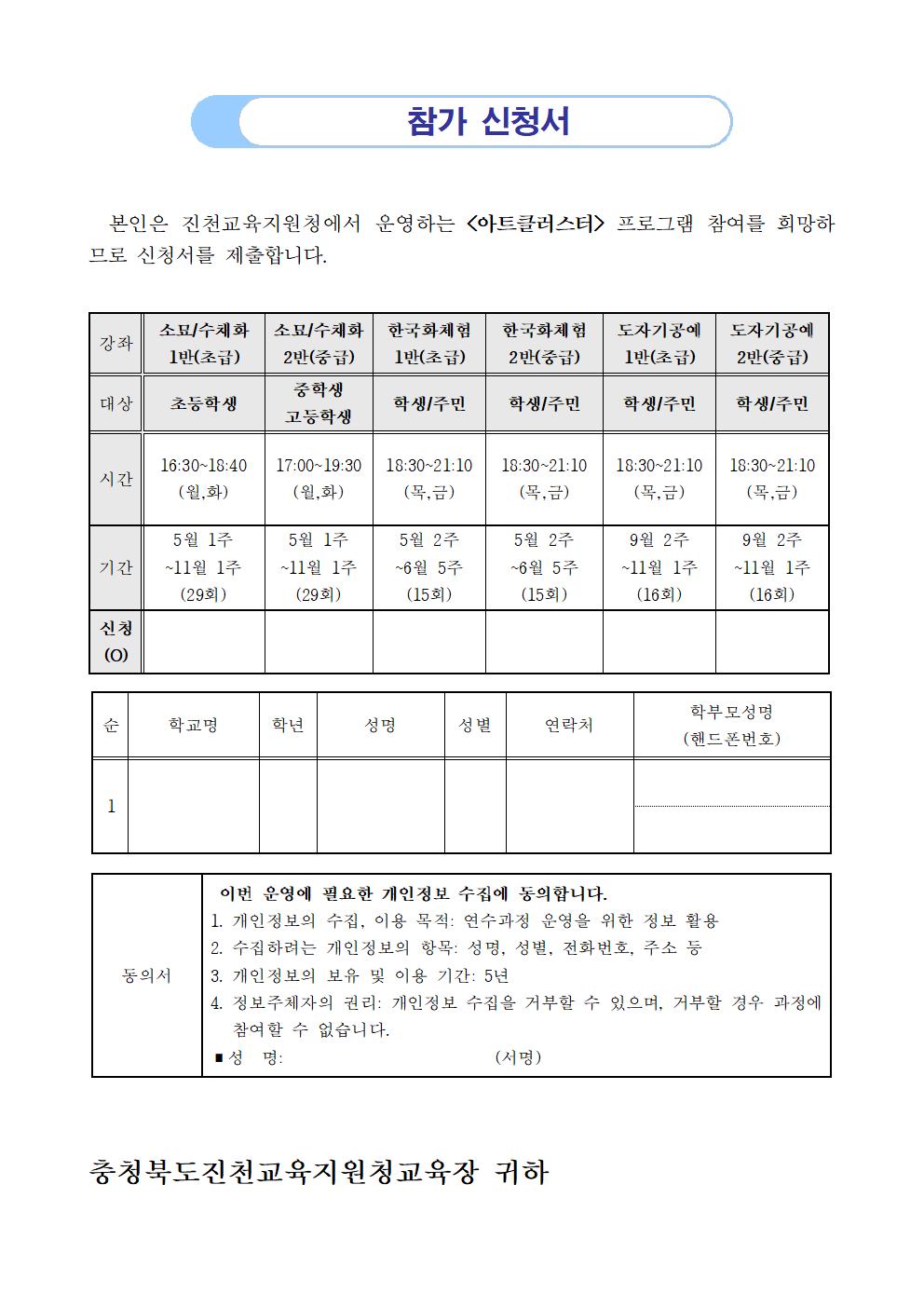 2022-24진천행복교육지구 아트클러스터 참가신청서 및 안내문(1)002