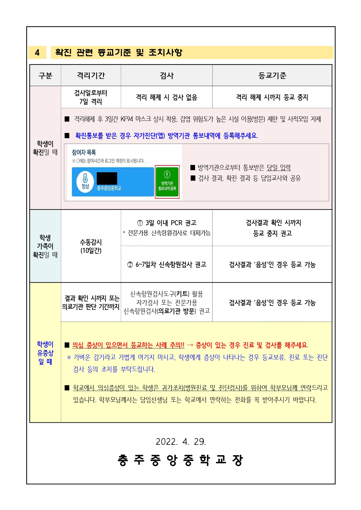 포스트 오미크론 학교 방역수칙 안내_page-0002