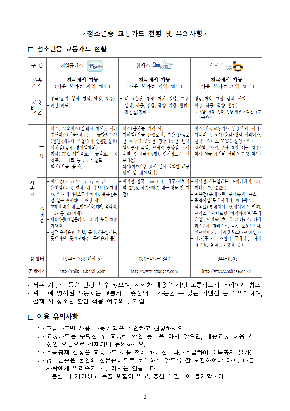 청소년증 발급 안내문002