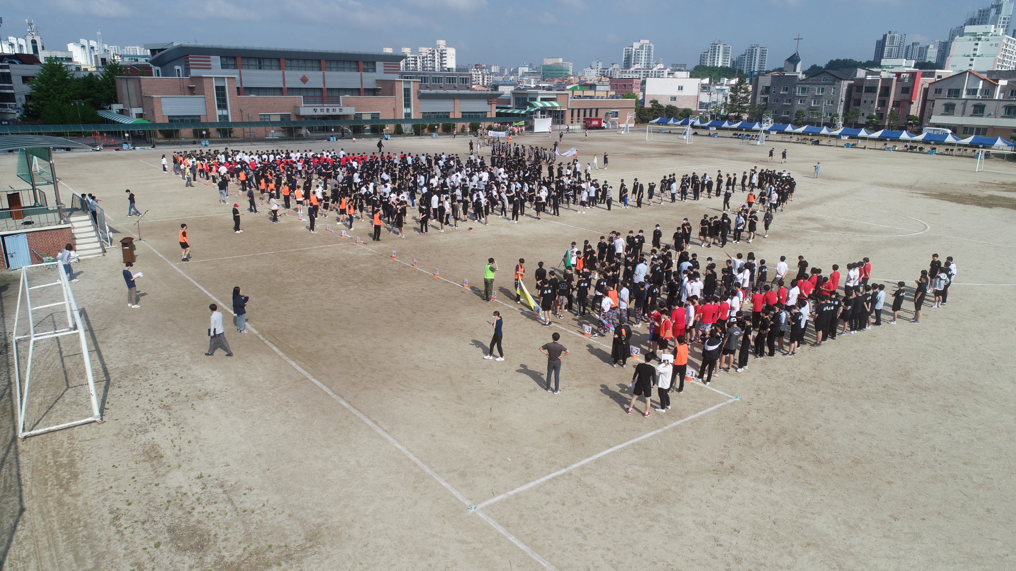 청석체육한마당 개회식 학급 학교폭력예방퍼레이드행사-1