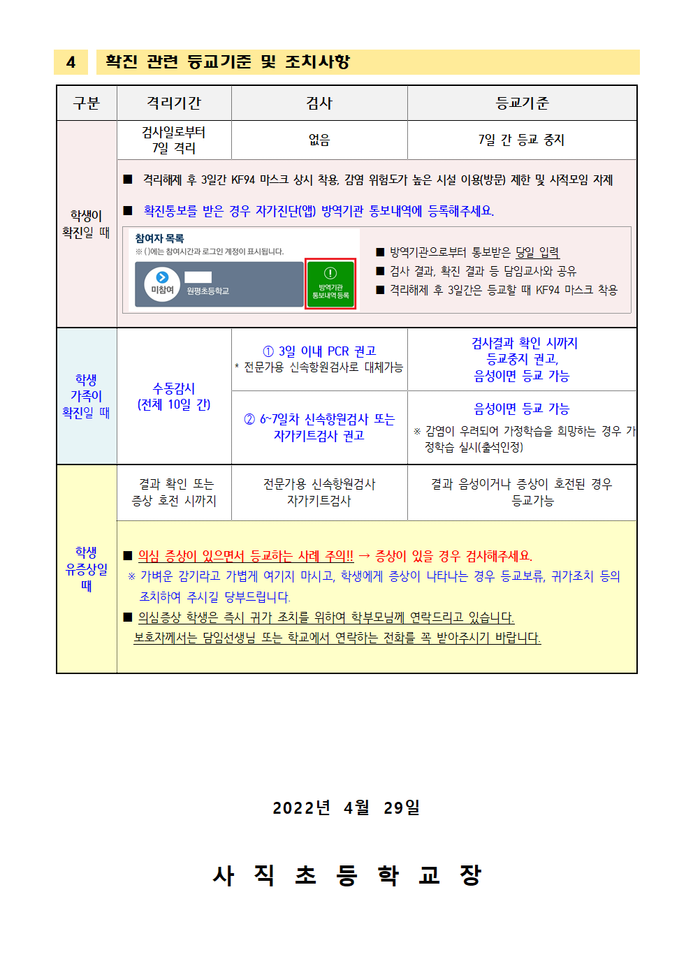 20220429 포스트오미크론 학교 방역수칙002