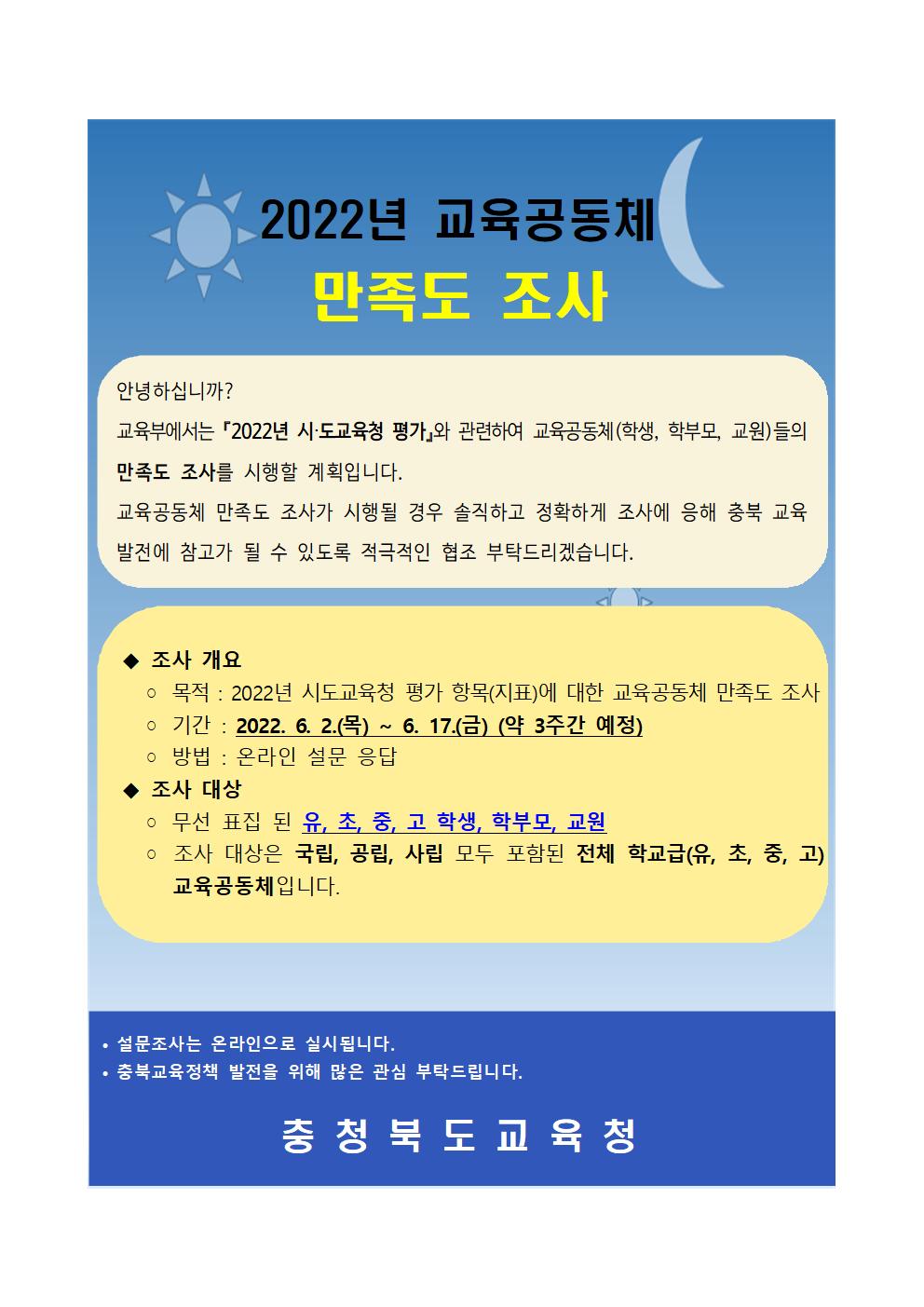 2022. 교육공동체 만족도조사 안내문001