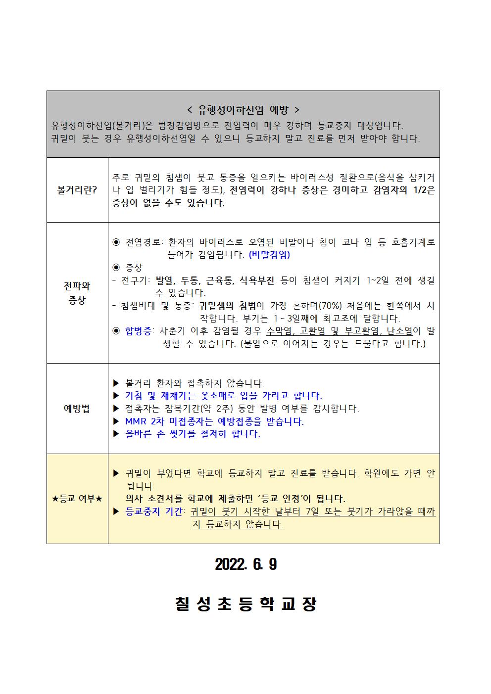 원숭이 두창 및 볼거리 예방 안내003