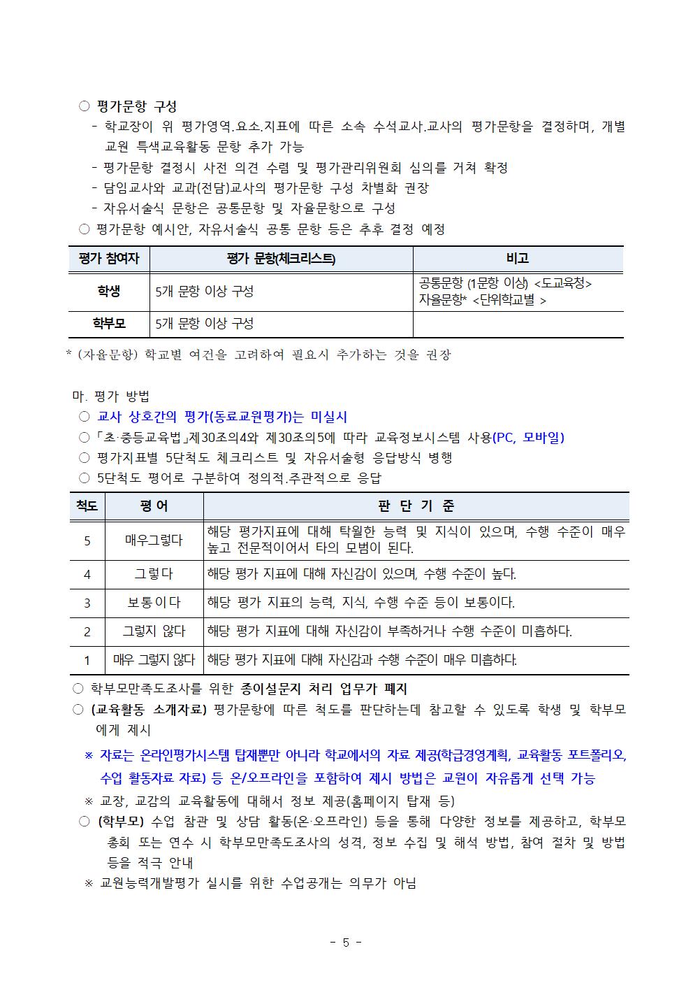 2022. 교원능력개발평가 계획(홈페이지탑재용)005