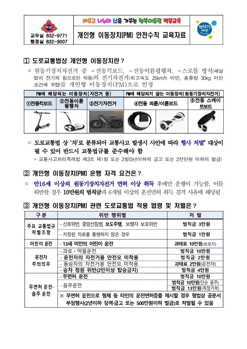 개인형이동장치 안전수칙 교육자료(경찰청)_1