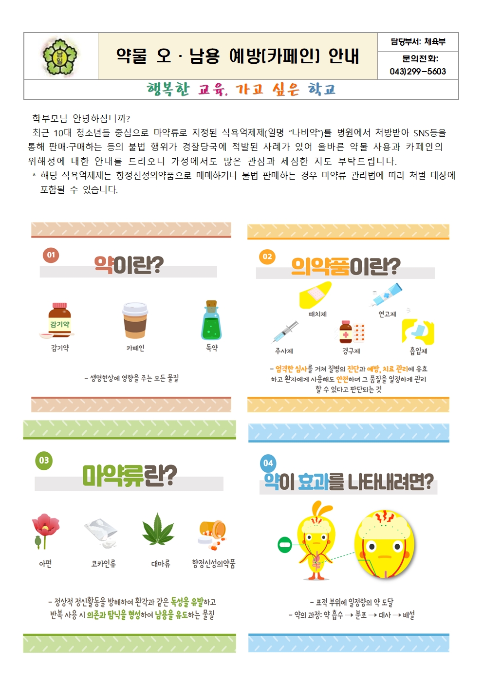 약물오남용 안내문(남일초)(1)001