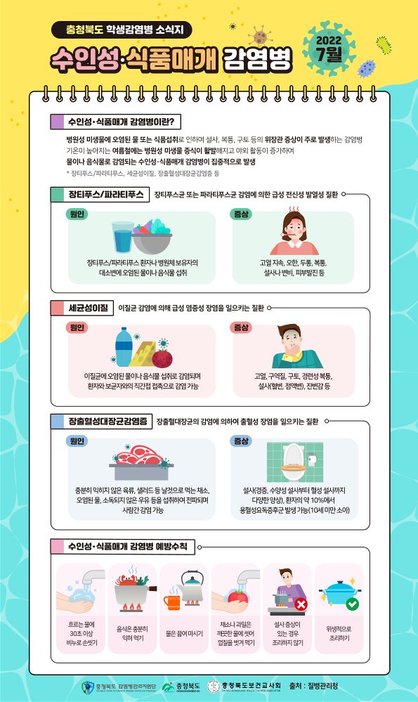 7월 학생감염병소식지-수인성감염병