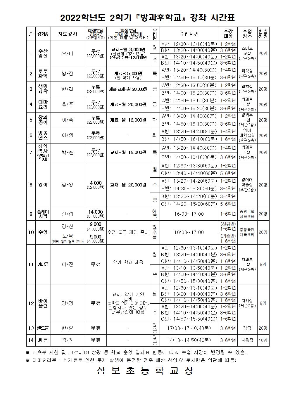2학기 방과후학교 수강 신청 안내(홈페이지용)002