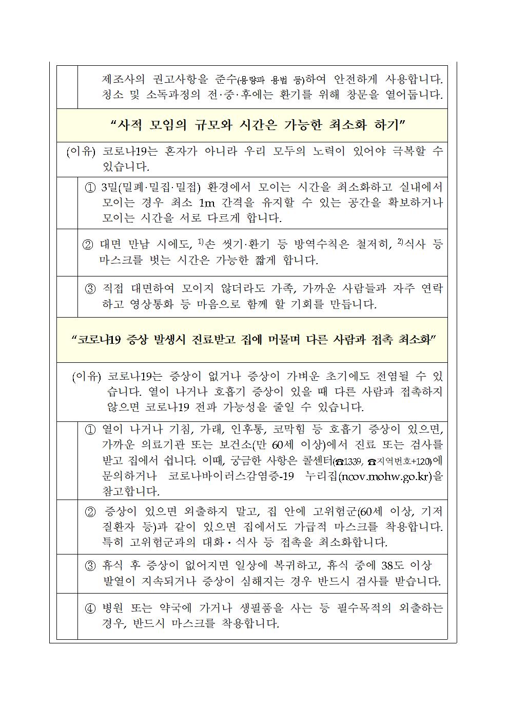 코로나19관련 개인방역수칙안내(2022.7.8)003