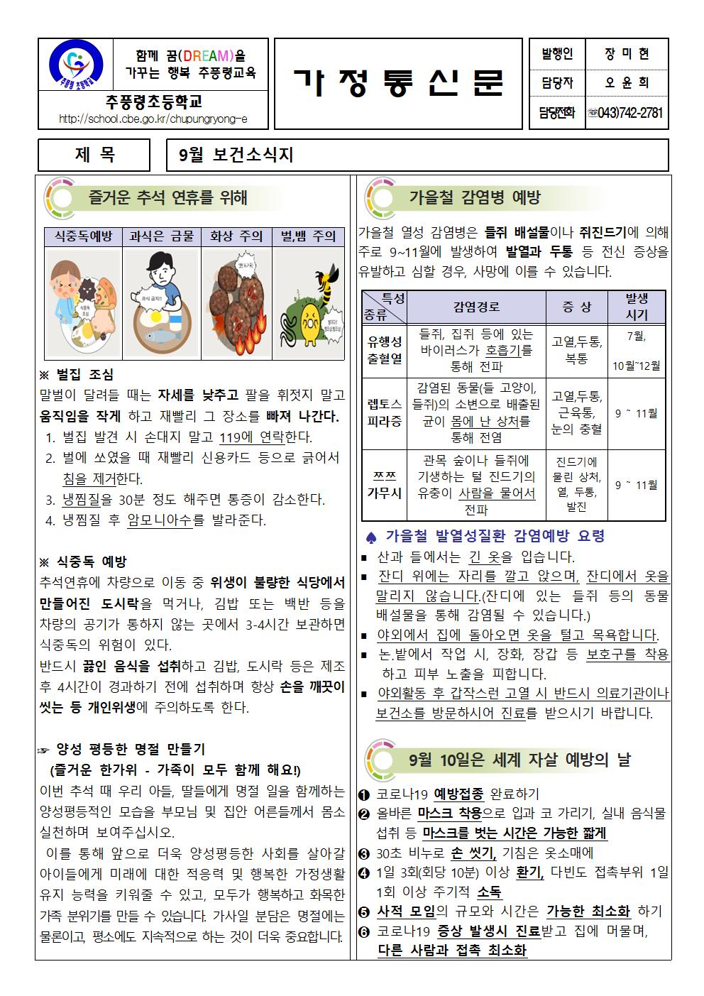 9월 보건소식지_추풍령초001