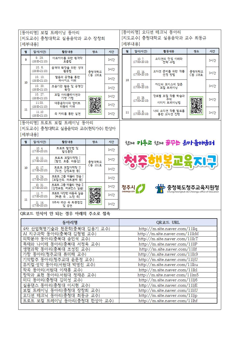 [행복교육지원과-7750 (첨부)] 2022. 청주행복교육지구 대학 연계 학생동아리 운영 계획(학교 안내용)(1)003