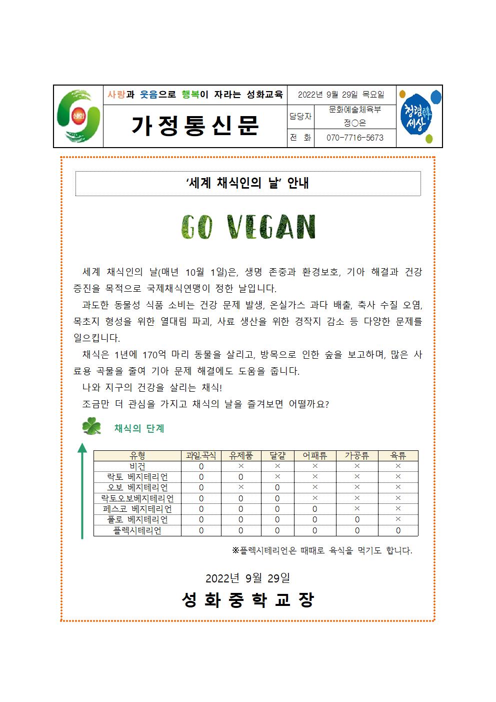 10월 환경기념일 가정통신문001