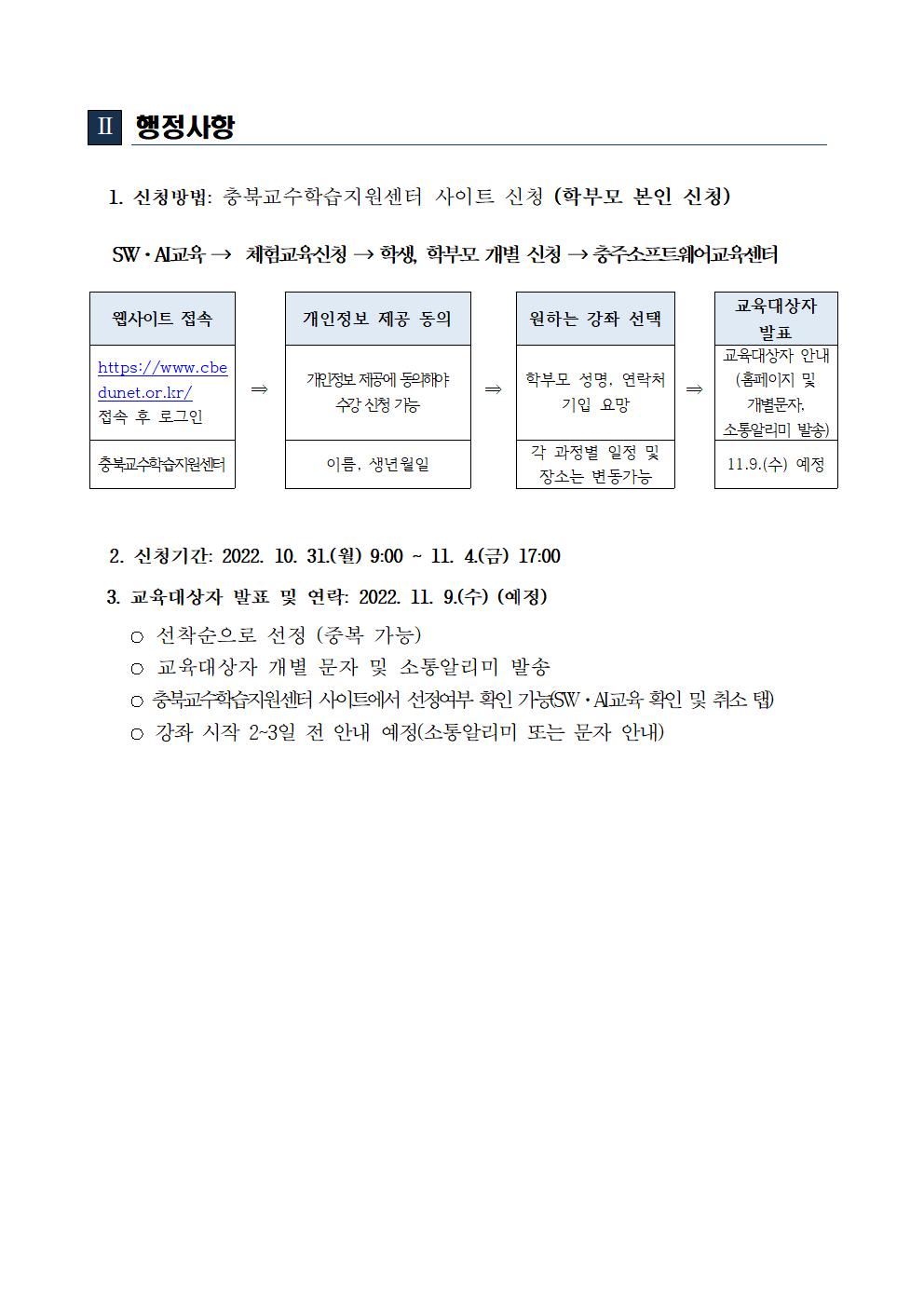 2022. 충주소프트웨어교육센터 학부모 SW,AI교실 운영 계획(발송용)002