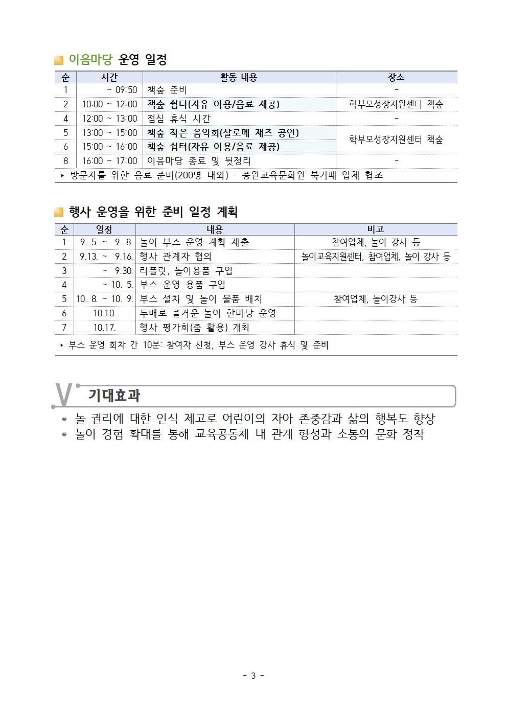 충청북도단재교육연수원 북부분원] 2022. 두배로 즐거운 놀이 한마당 운영 계획003