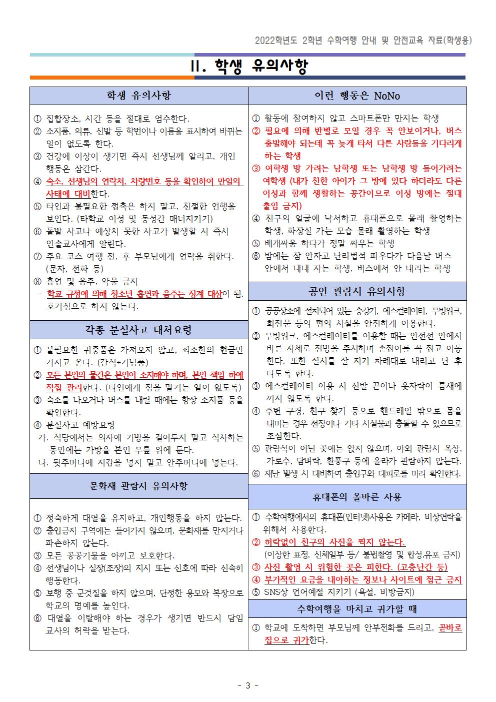 2022학년도 2학년 수학여행 안내 및 안전교육 자료(학생용)005