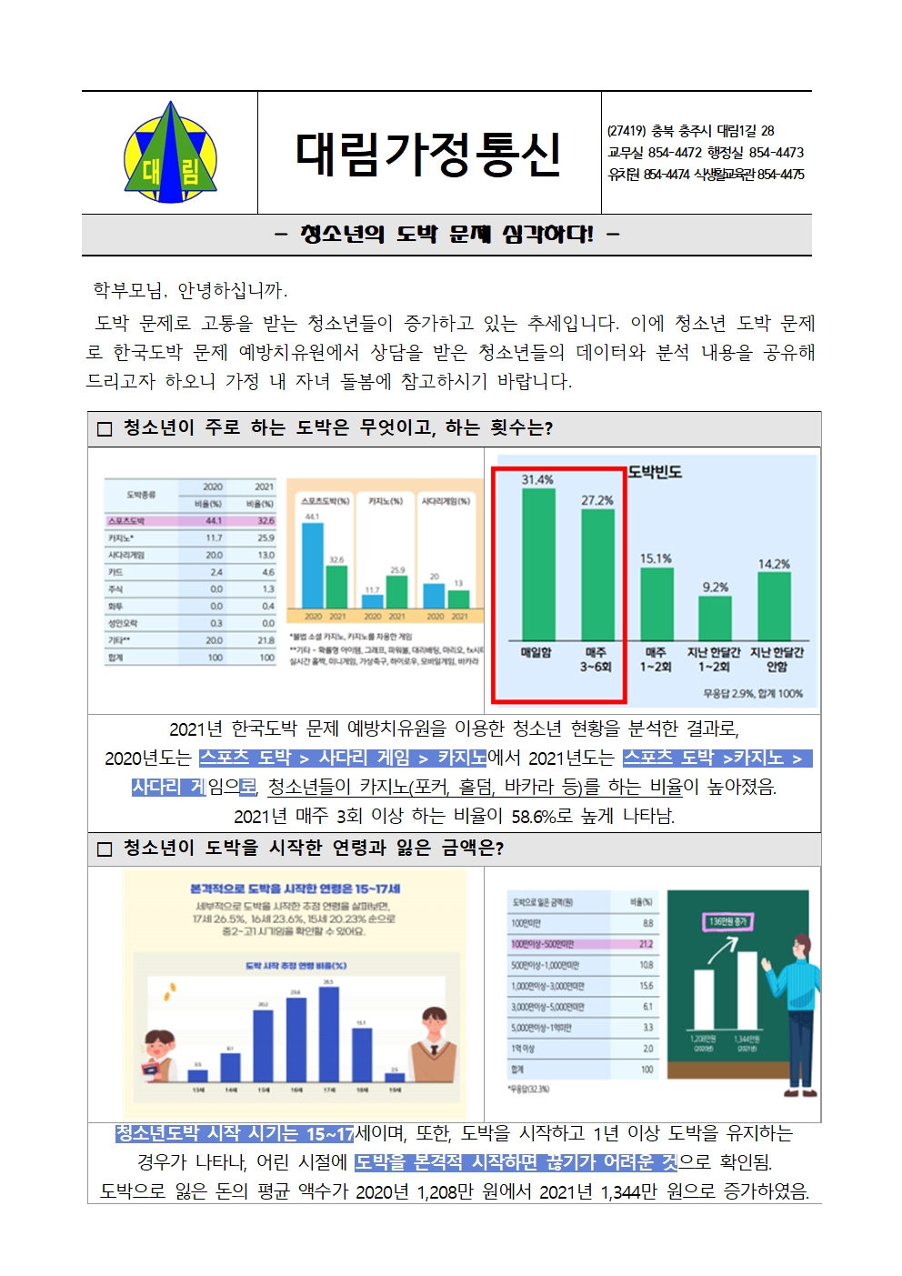 2022. 도박예방 가정통신문001