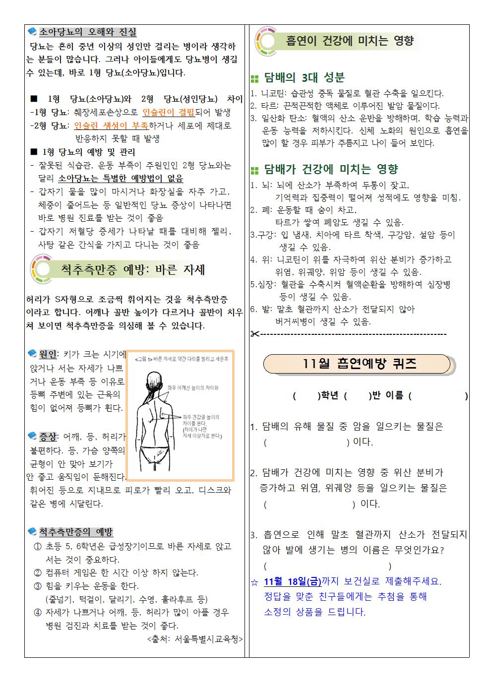 11월 보건소식지_삼양초002