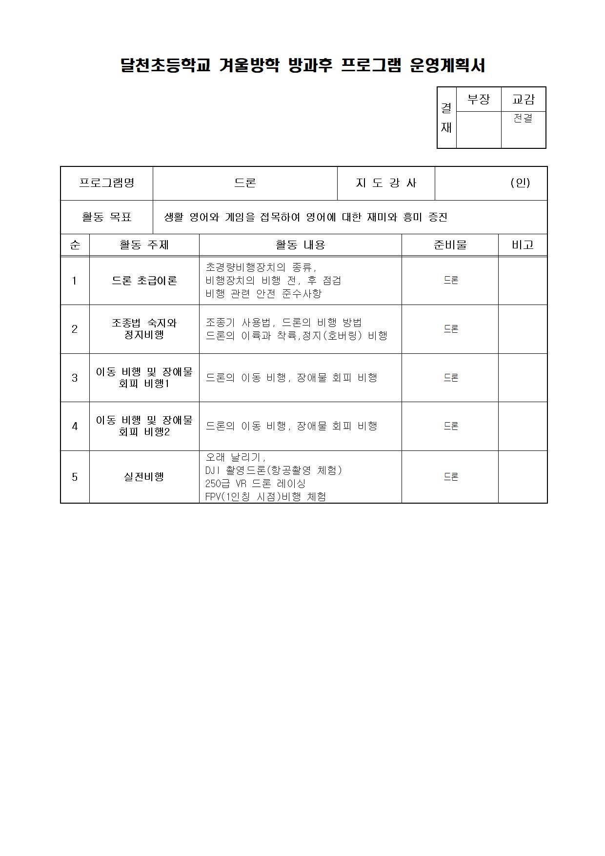 겨울방과후 프로그램 운영계획서(강사별)003