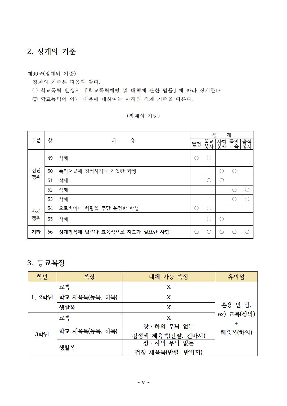 2023학년도 서현중학교 신입생 안내자료009