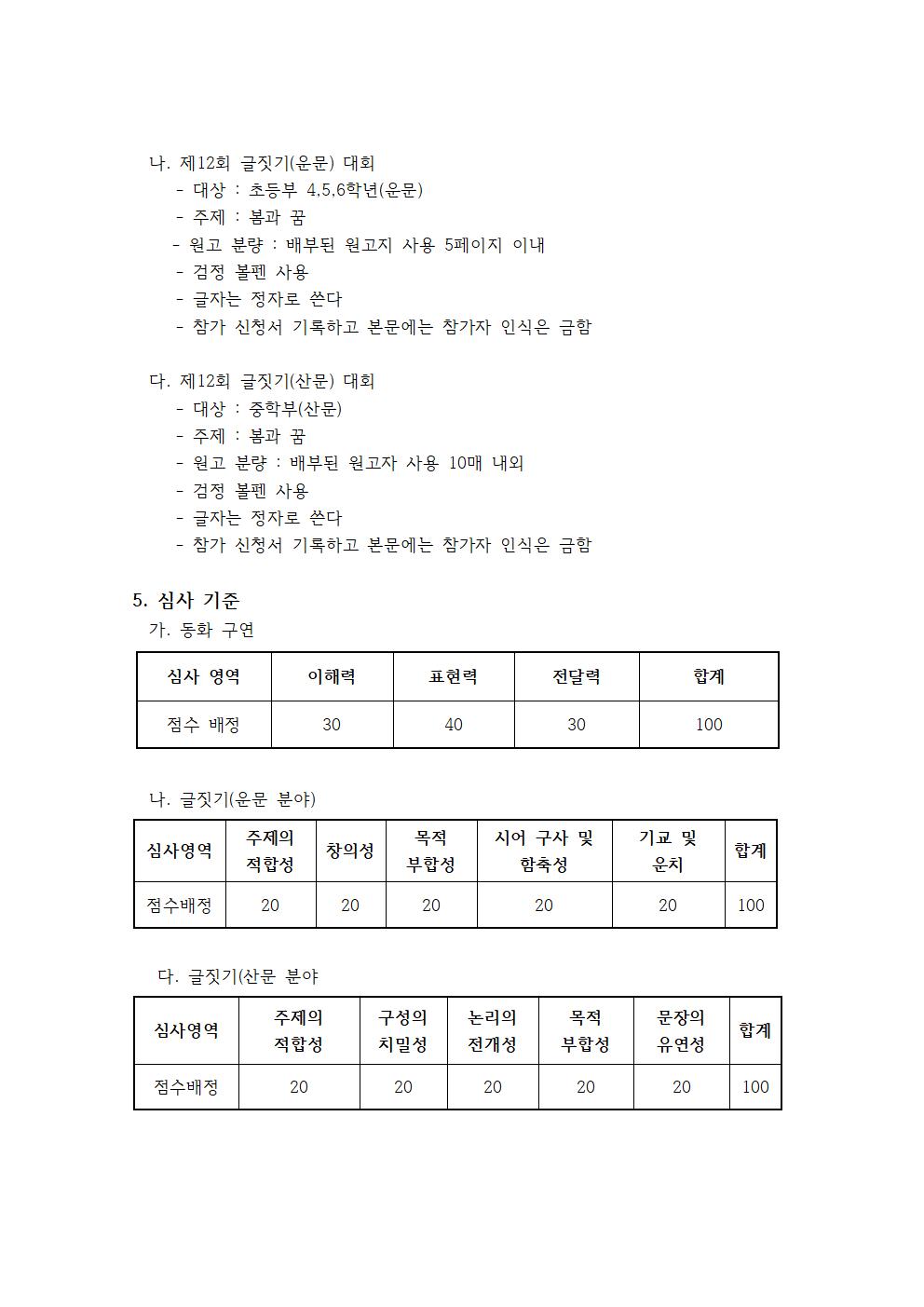 제14회 푸른솔문인협회 버드나무 문화 축제 계획002