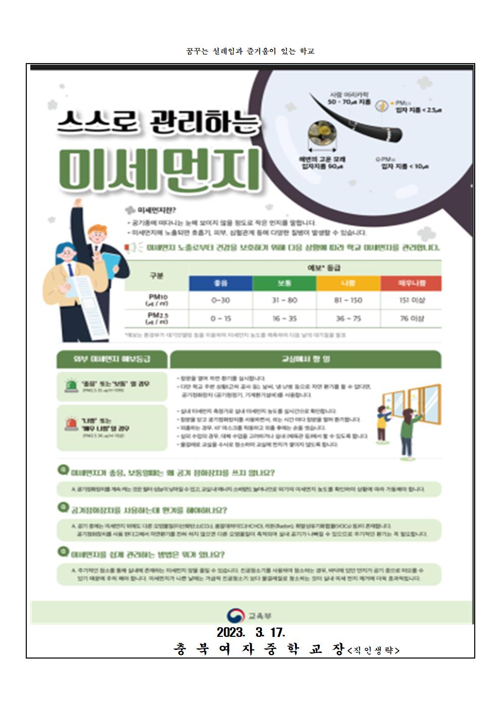 고농도 미세먼지 관련 유의사항 안내002