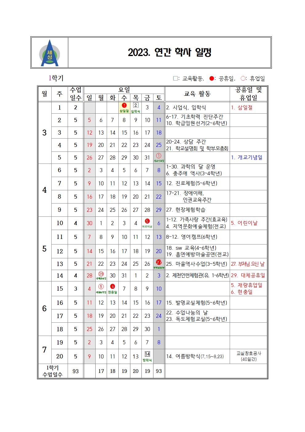 1학기                                              □001