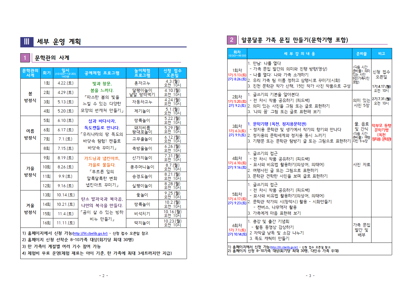 2023. 진천문학관 인문체험활동 프로그램 운영 계획(행복한 세대공감)002