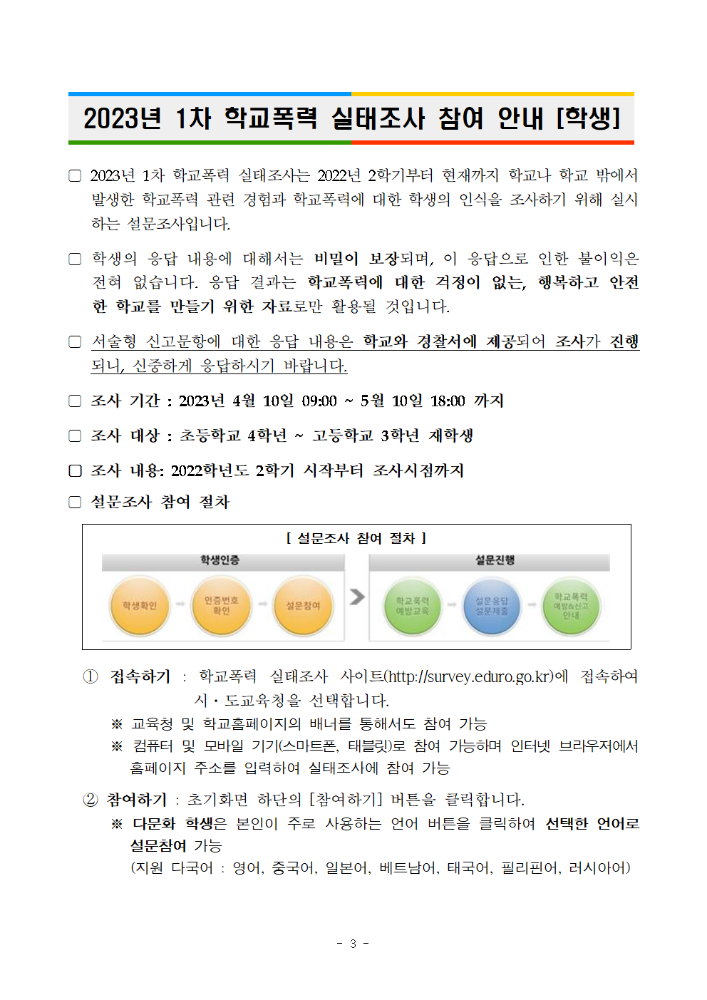 2023년 학교폭력 실태조사 학교 안내자료004