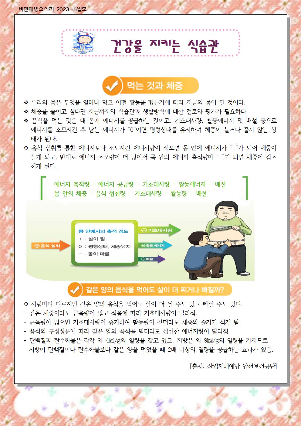 5월 비만예방 소식지001