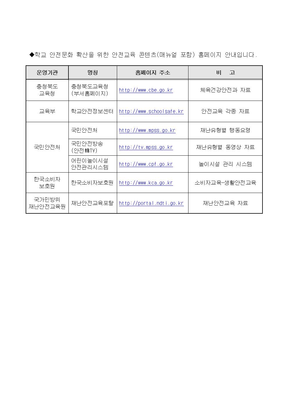 ◆학교 안전문화 확산을 위한 안전교육 콘텐츠001