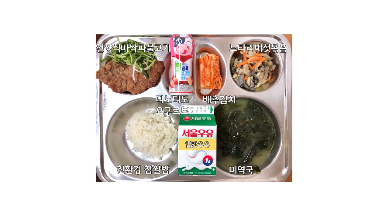 식단게시서식