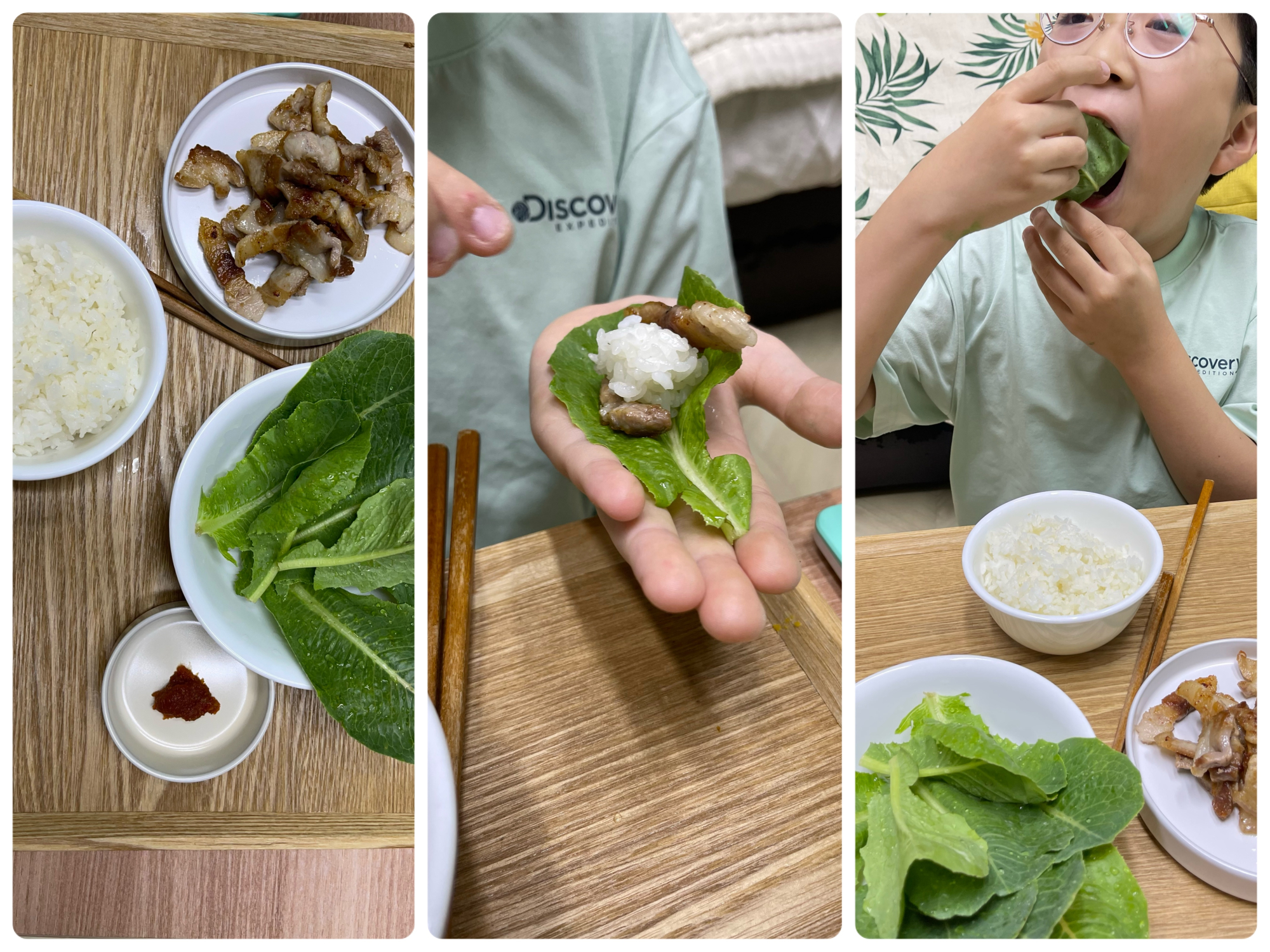 삼겹살과 함께 맛있게 먹았습니다 :)