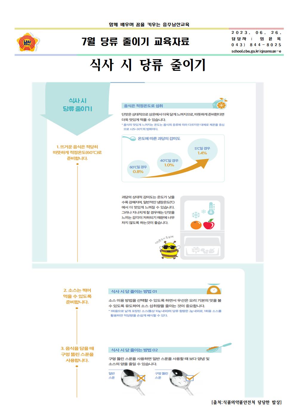 7월 당류 줄이기 교육자료001