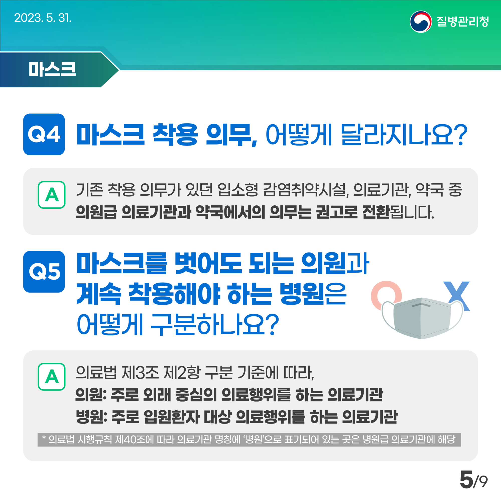 6월부터 달라지는 방역조치 카드뉴스 (5)