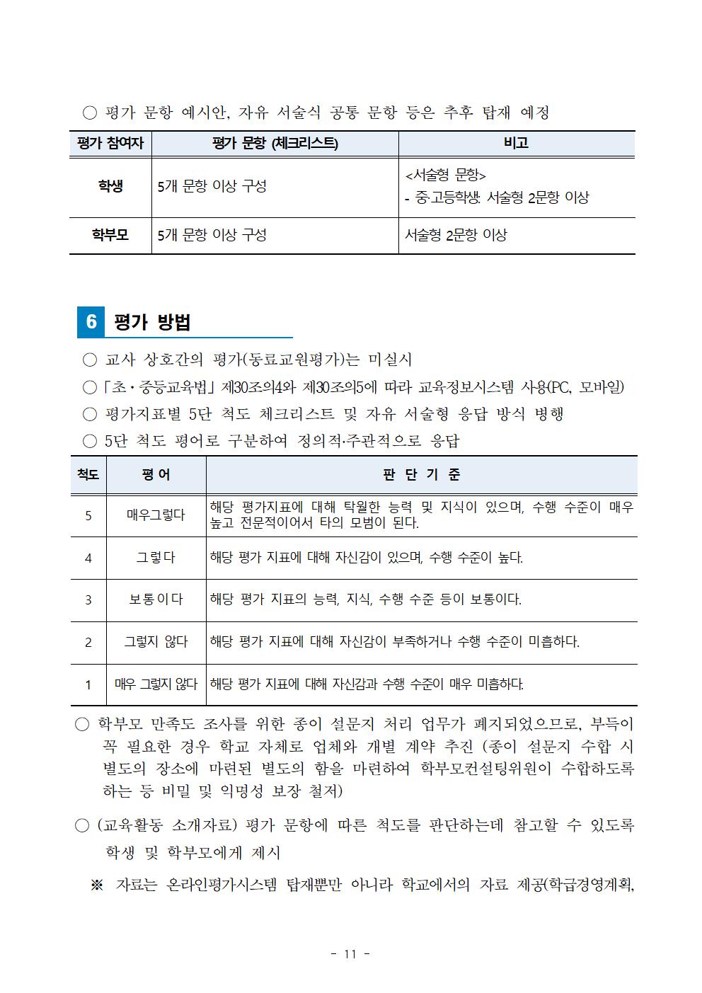 보덕중학교 교원능력개발평가 운영 계획013