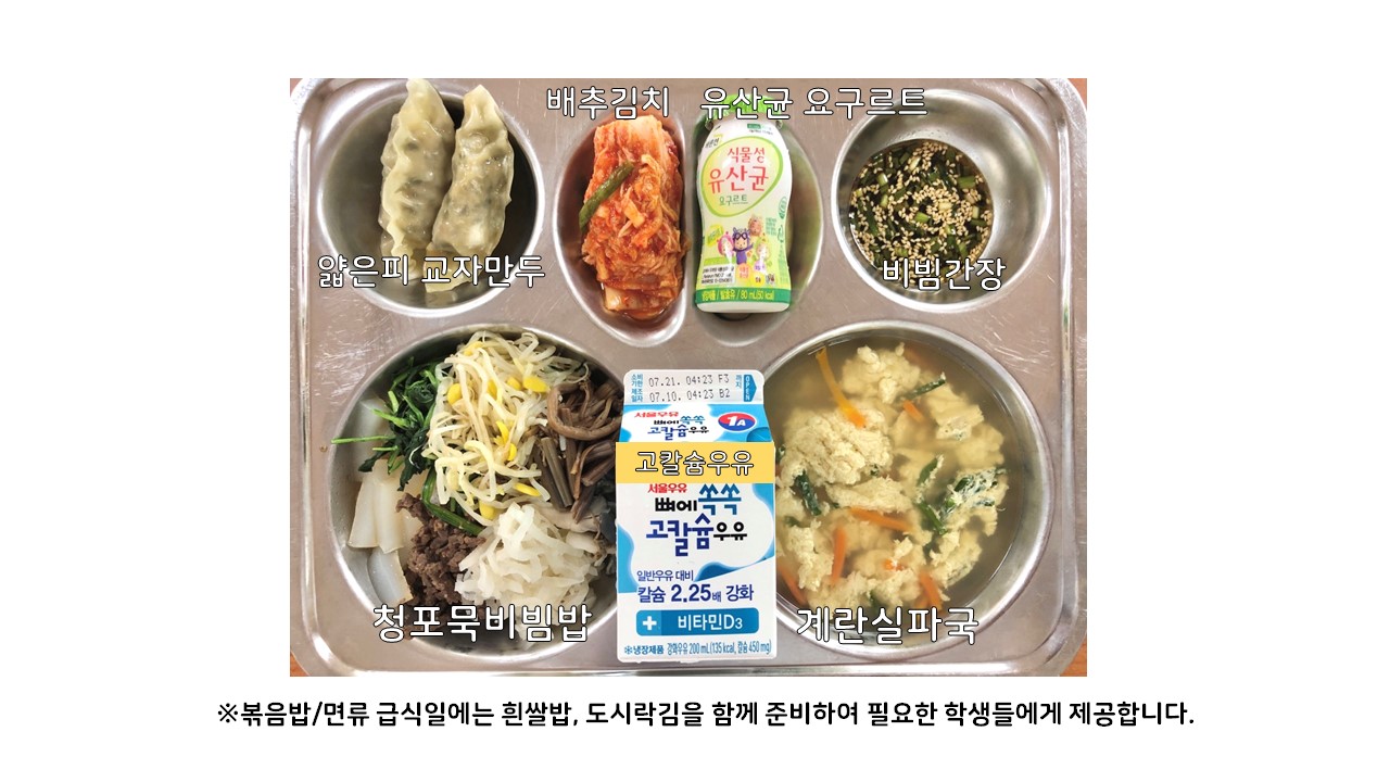 식단게시서식