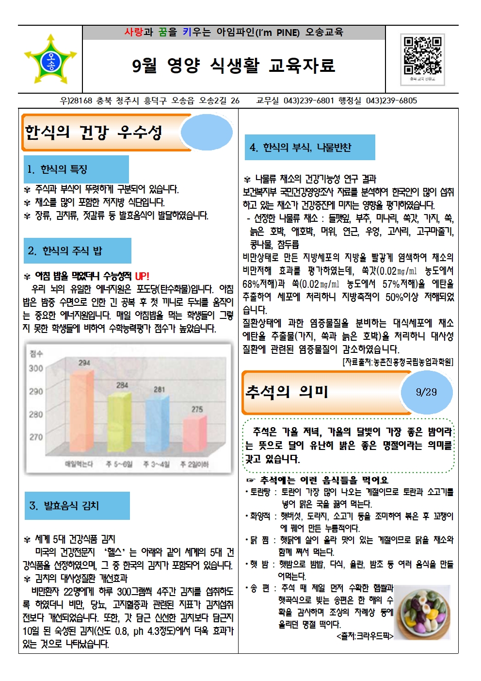 한식의 건강 우수성(9월,학생학부모교직원)_m001