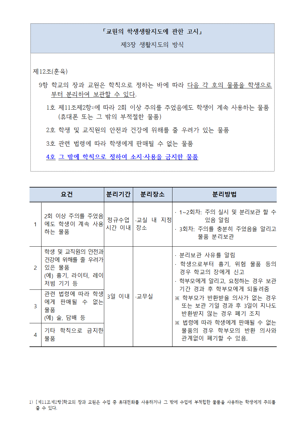 2023. 학칙에 관한 특례 운영 계획004