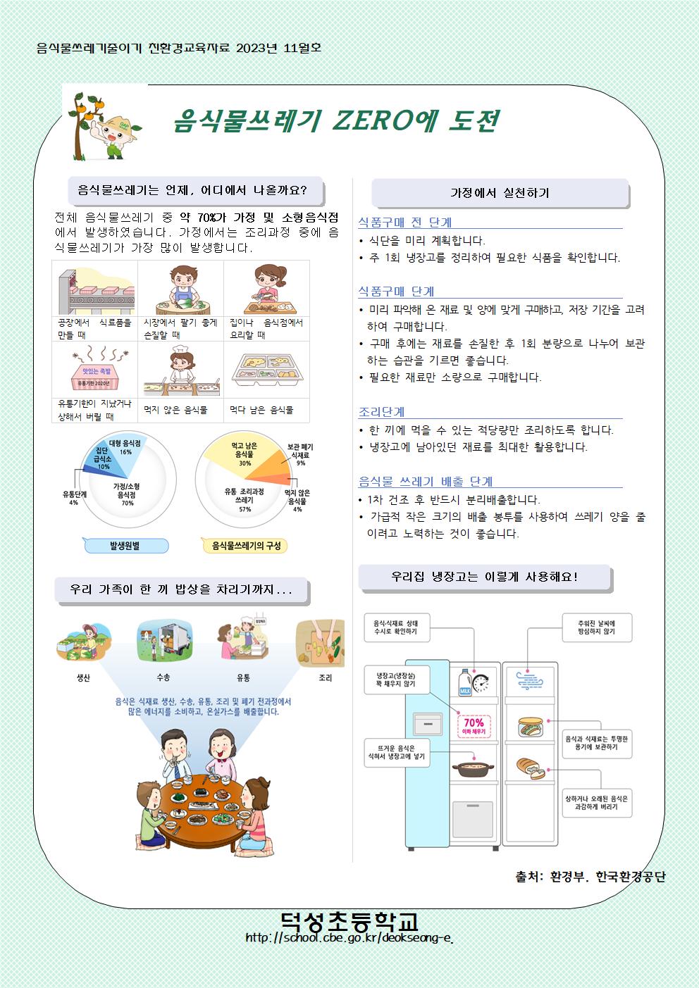 11월 음식물쓰레기 줄이기 교육자료001