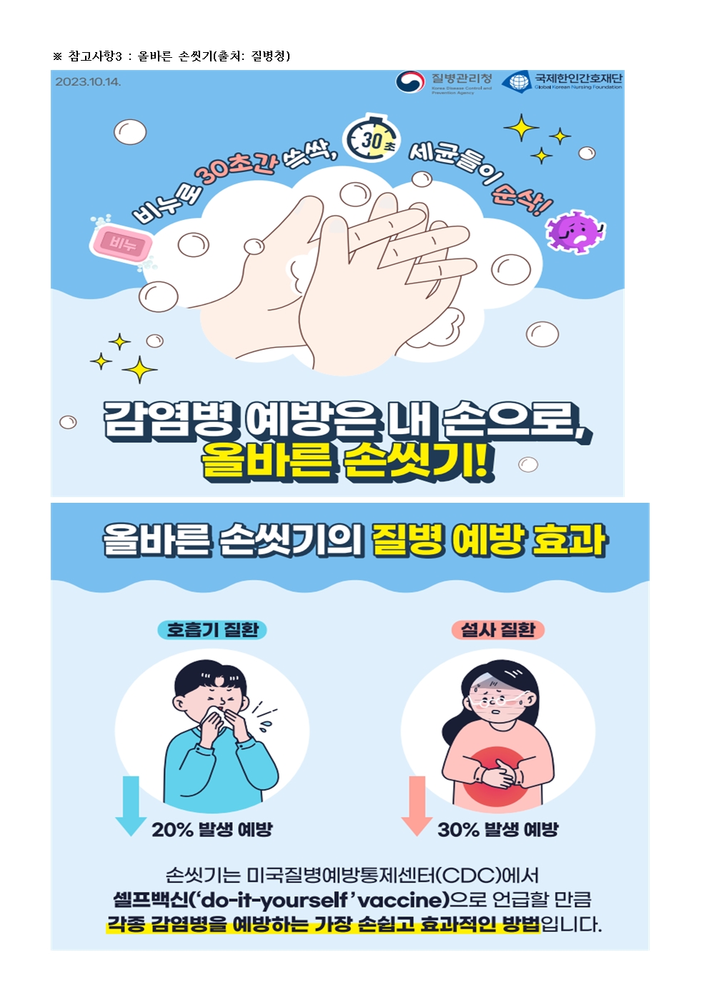 인플루엔자 등 호흡기 감염병 예방 안내 가정통신문004