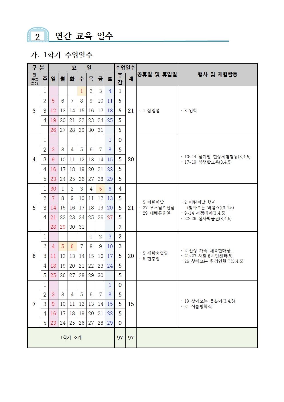 학사일정001