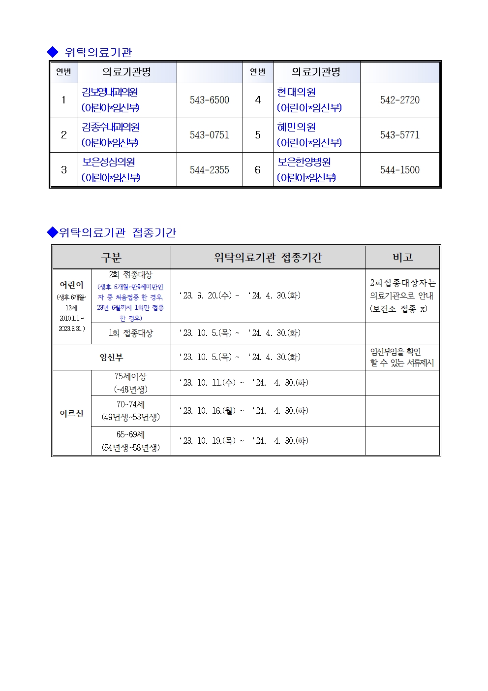 2023. 인플루엔자 예방접종 실시 안내002