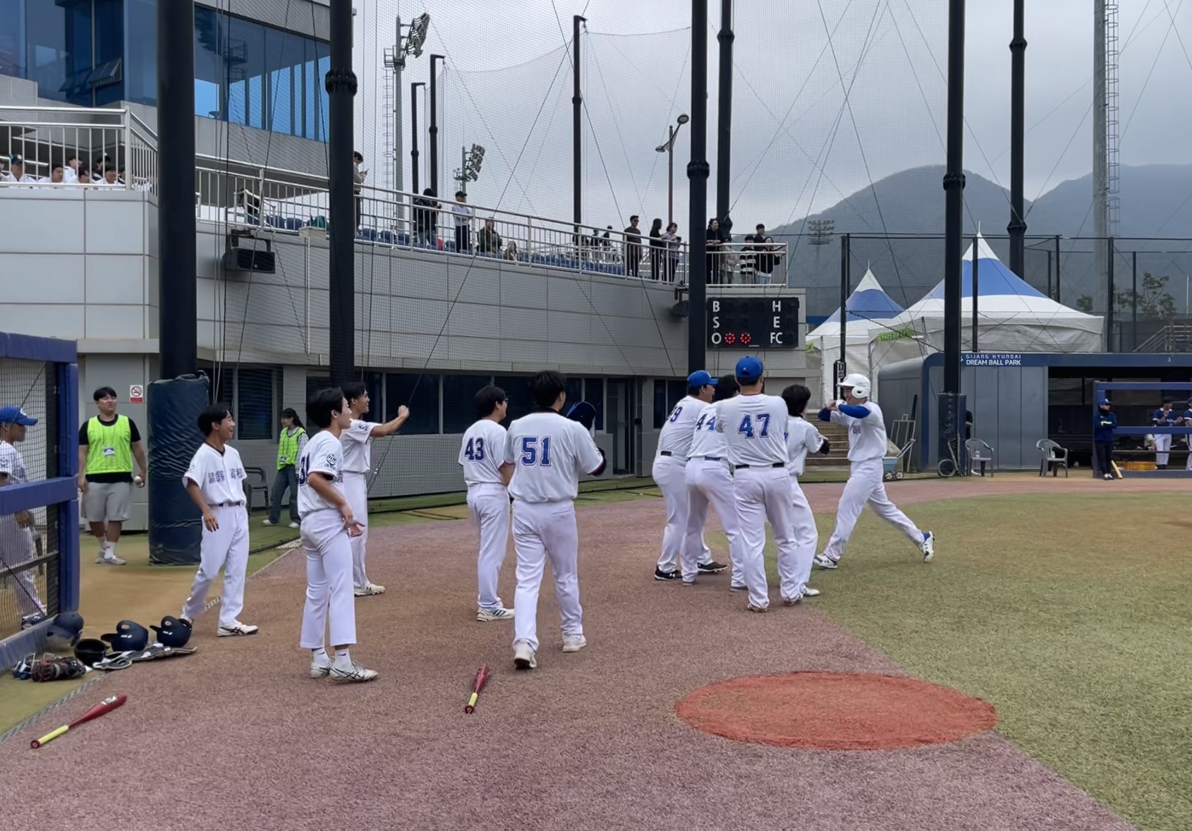 학교스포츠클럽 야구대회 경기장면1(청석고)