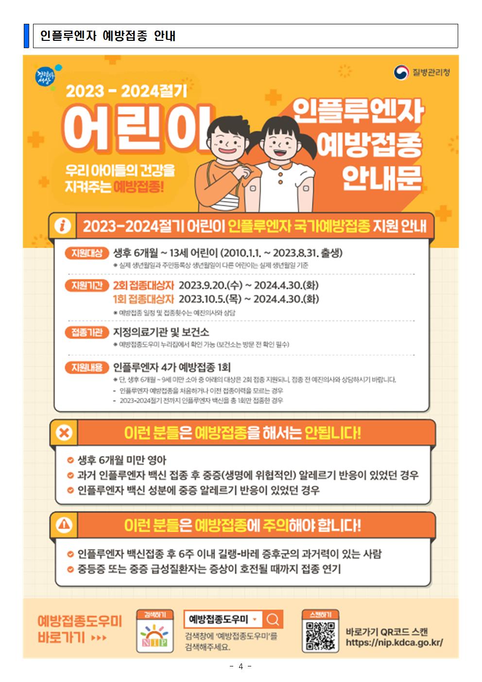 독감(인플루엔자) 유행에 따른 주의 및 예방접종 안내_충주대림초004