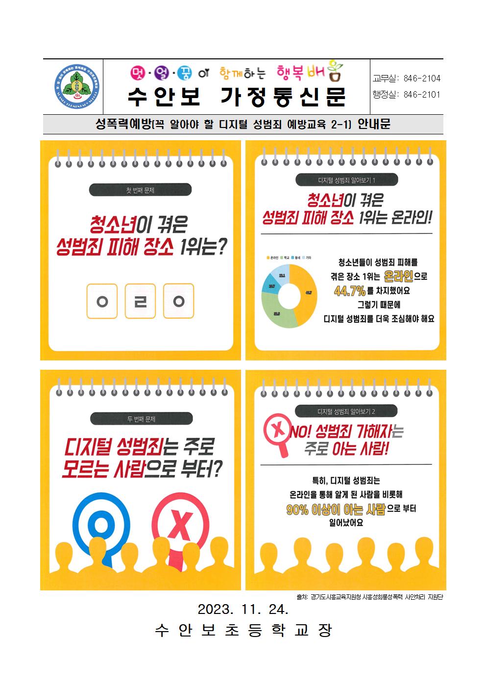 11월-성폭력예방 안내문(꼭 알아야 할 디지털 성범죄 예방교육 2-1)-231124001