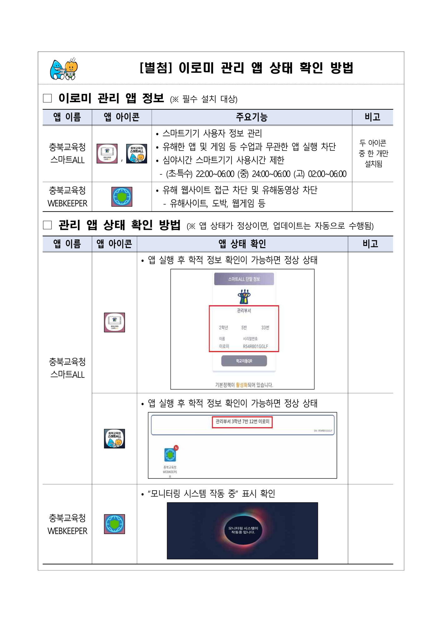 학생 스마트기기(이로미) 사용 유의사항 안내(가정통신문)_2