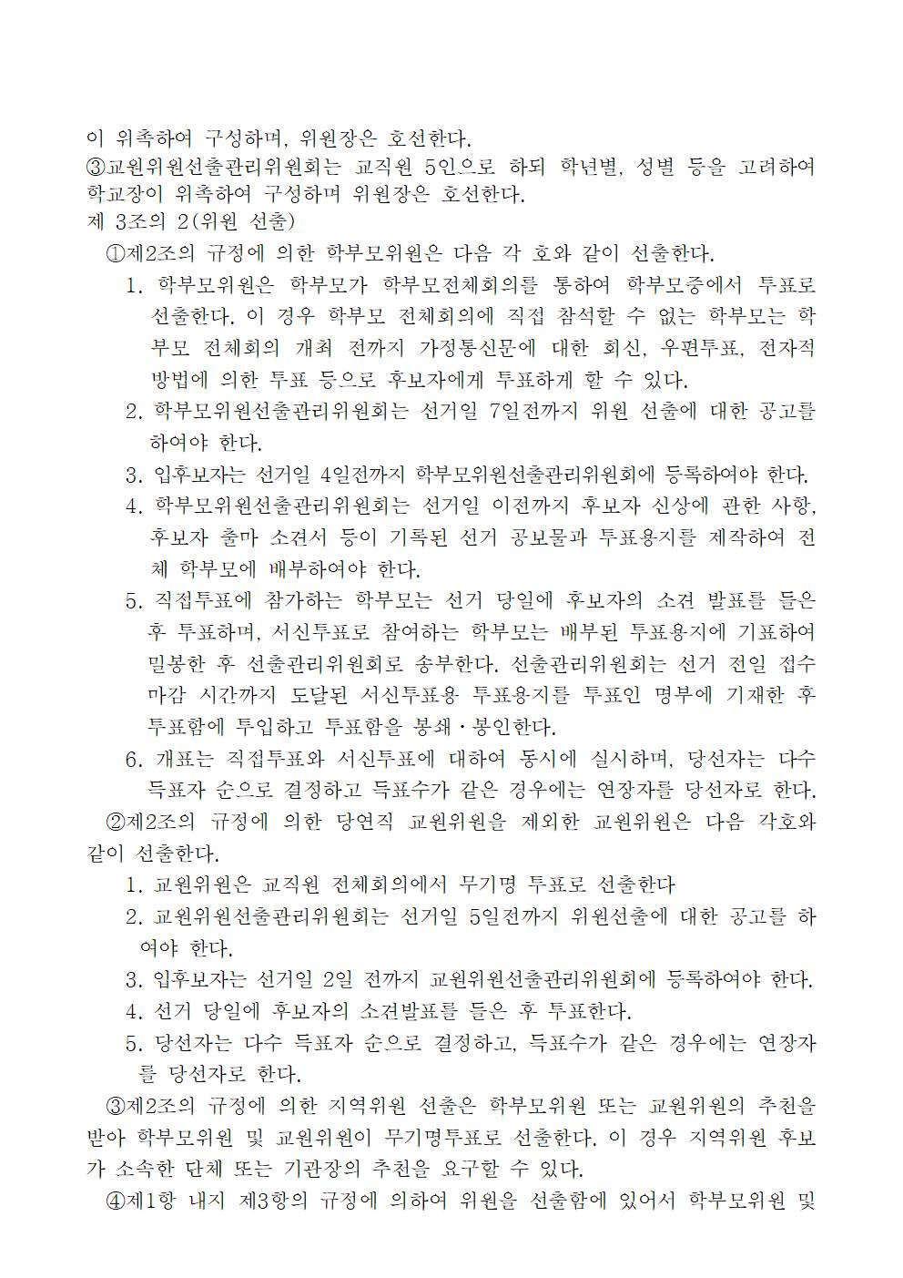 서원초등학교운영위원회 규정 일부 개정(2023.12.22.)002